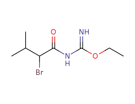 O-ethyl-N-(α-bromo-isovaleryl)-isourea