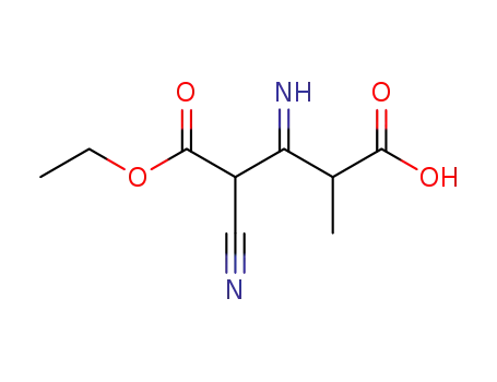 2-cyano-3-imino-4-methyl-glutaric acid-1-ethyl ester