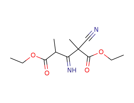 2-cyano-3-imino-2,4-dimethyl-glutaric acid diethyl ester