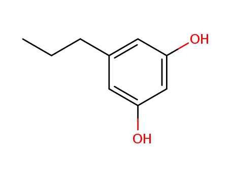 Molecular Structure of 500-49-2 (5-Propyl-1,3-benzenediol)