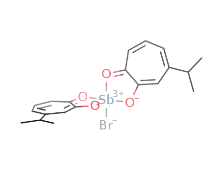 [Sb(III)(hinokitiol)2Br]