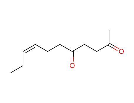 Molecular Structure of 4868-21-7 ((Z)-undec-8-ene-2,5-dione)