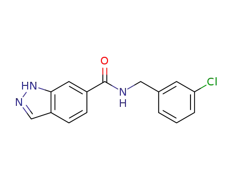 N-(3-Chlorobenzyl)-1H-indazole-6-carboxamide