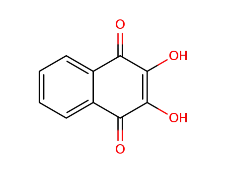 Molecular Structure of 605-37-8 (2,3-DIHYDROXY-1,4-NAPHTHOQUINONE)