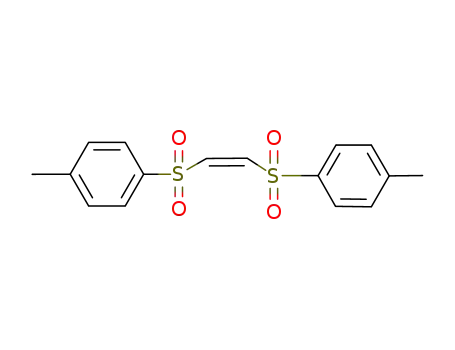 Molecular Structure of 15645-75-7 (Benzene,1,1'-[(1Z)-1,2-ethenediylbis(sulfonyl)]bis[4-methyl-)