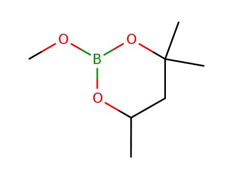 Molecular Structure of 3208-69-3 (2-Methoxy-4,4,6-trimethyl-1,3,2-dioxaborinane)