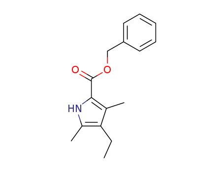 1H-Pyrrole-2-carboxylic acid, 4-ethyl-3,5-dimethyl-, phenylmethyl ester