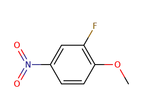 Molecular Structure of 455-93-6 (2-Fluoro-4-nitroanisole)