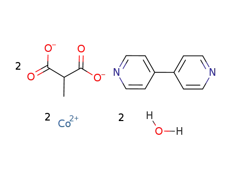 [Co(II)2(4,4'-bipyridine)(methylmalonate(2-))2(H2O)2]
