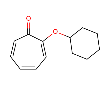Molecular Structure of 61697-26-5 (2,4,6-Cycloheptatrien-1-one, 2-(cyclohexyloxy)-)
