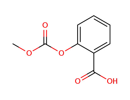 Molecular Structure of 14216-34-3 (2-((methoxycarbonyl)oxy)benzoic acid)