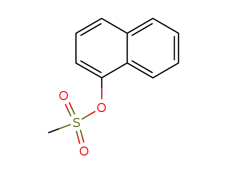 Molecular Structure of 38262-42-9 (1-Naphthalenol, methanesulfonate)