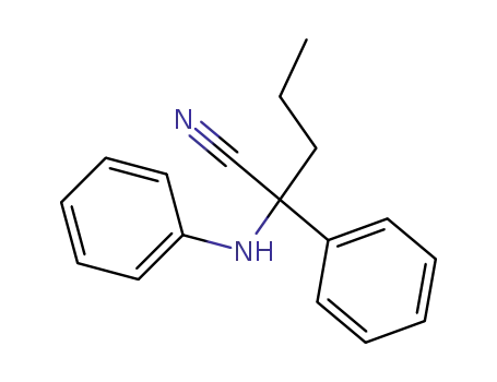 2-Phenyl-2-phenylamino-pentanenitrile