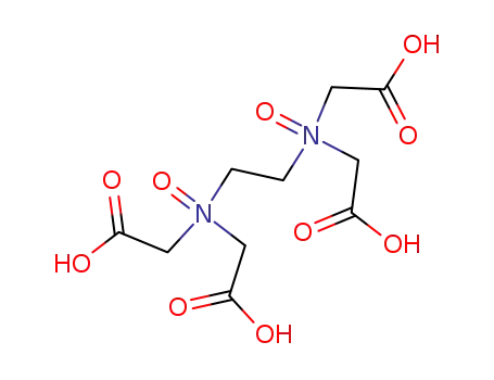 Molecular Structure of 3055-19-4 (Glycine, N,N'-1,2-ethanediylbis[N-(carboxymethyl)-, N,N'-dioxide)