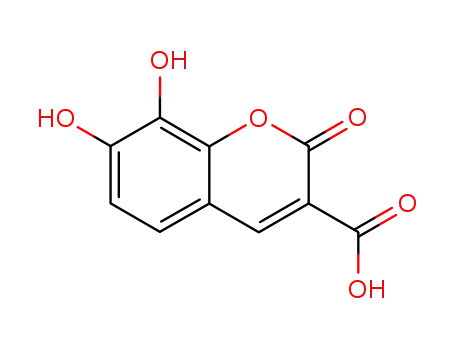 7,8-Dihydroxy-2-oxo-2H-1-benzopyran-3-carboxylic acid