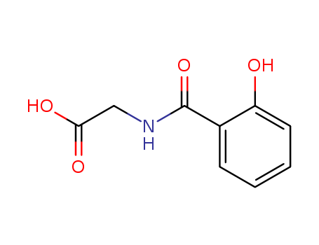 Glycine,N-(2-hydroxybenzoyl)-(487-54-7)