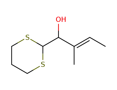 (E)-1-(1,3-dithian-2-yl)-2-methylbut-2-en-1-ol
