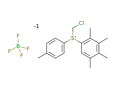 (chloromethyl)(2,3,4,5-tetramethylphenyl)(p-tolyl)sulfonium tetrafluoroborate