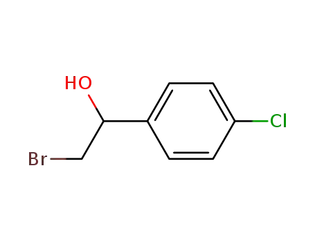 Molecular Structure of 6314-52-9 (2-bromo-1-(4-chlorophenyl)ethanol)