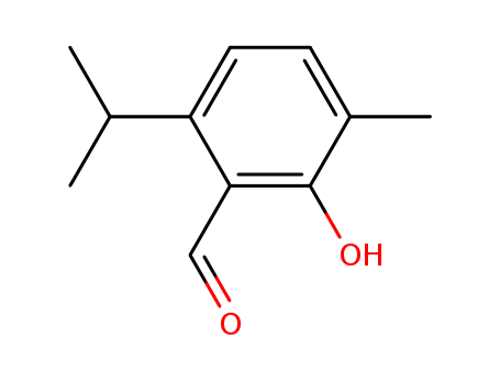 Benzaldehyde,2-hydroxy-3-methyl-6-(1-methylethyl)-