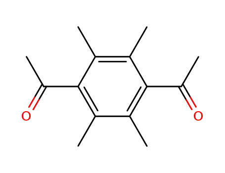 Molecular Structure of 15517-58-5 (Ethanone,1,1'-(2,3,5,6-tetramethyl-1,4-phenylene)bis-)