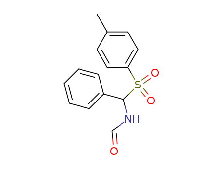 Molecular Structure of 37643-54-2 (N-[PHENYL-(TOLUENE-4-SULFONYL)METHYL]FORMAMIDE)