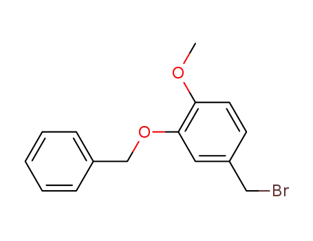 Molecular Structure of 55667-12-4 (2-(BENZYLOXY)-4-(BROMOMETHYL)-1-METHOXYBENZENE)