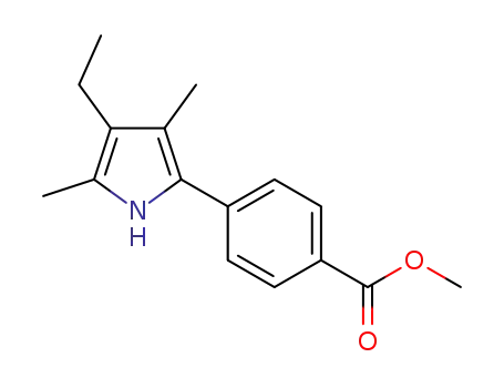 methyl 4-(4-ethyl-3,5-dimethyl-1H-pyrrol-2-yl)benzoate