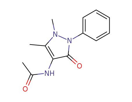 N-(2,3-dimethyl-5-oxo-1-phenyl-3-pyrazolin-4-yl)acetamide