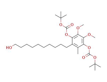 di-tert-butyl 2-(10-hydroxydecyl)-5,6-dimethoxy-3-methyl-1,4-phenylene dicarbonate