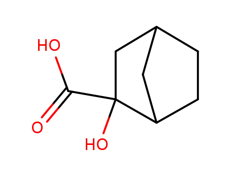 Molecular Structure of 41248-20-8 (Bicyclo[2.2.1]heptane-2-carboxylic acid, 2-hydroxy-)