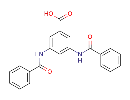 Molecular Structure of 194731-58-3 (Benzoic acid, 3,5-bis(benzoylamino)-)