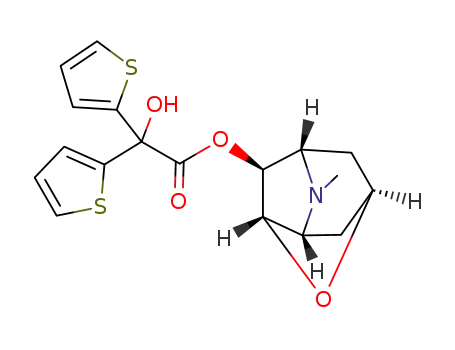 di-(2-thienyl)glycolic acid scopoline ester