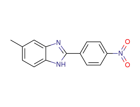 Molecular Structure of 69570-93-0 (5-METHYL-2-(4-NITRO-PHENYL)-1H-BENZOIMIDAZOLE)
