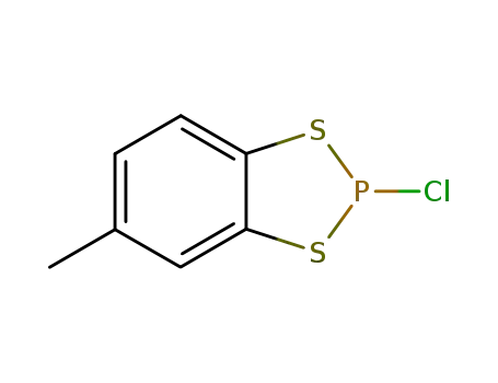 Molecular Structure of 57351-95-8 (1,3,2-Benzodithiaphosphole, 2-chloro-5-methyl-)