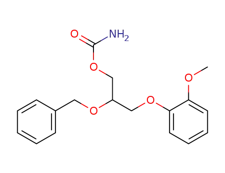 1-Carbaminoyloxy-2-benzyloxy-3-(2-methoxy-phenoxy)-propan