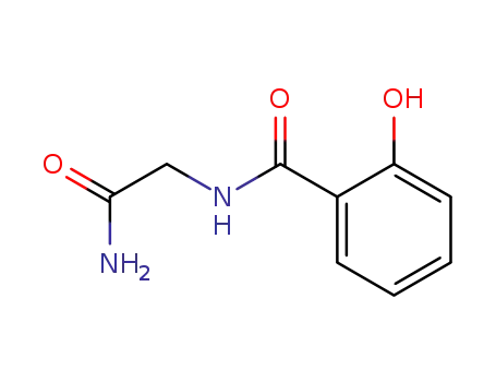 Molecular Structure of 56145-98-3 (N-(2-amino-2-oxoethyl)-2-hydroxybenzamide)