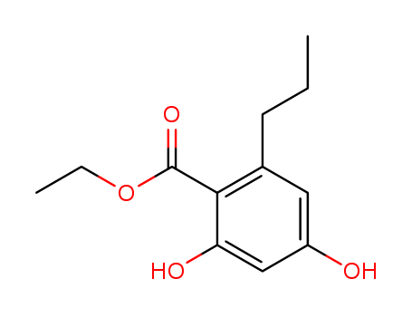 Benzoic acid, 2,4-dihydroxy-6-propyl-, ethyl ester