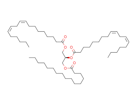 3-hexadecanoyl-1,2-di(cis-octadec-9,12-dienoyl)-sn-glycerol