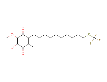 2,3-dimethoxy-5-methyl-6-(10-((trifluoromethyl)thio)decyl)cyclohexa-2,5-diene-1,4-dione