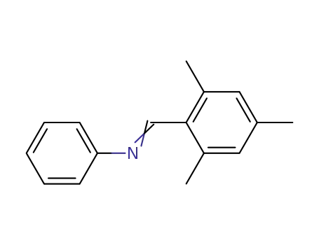 Molecular Structure of 33629-91-3 (Benzenamine, N-[(2,4,6-trimethylphenyl)methylene]-)
