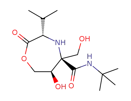 (3S,5R,6R)-N-(tert-butyl)-6-hydroxy-5-(hydroxymethyl)-3-isopropyl-2-oxo-1,4-oxazepane-5-carboxamide