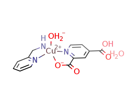 [Cu(pyridine-2,4-dicarboxylate)(2-picolylamine)(H2O)]*H2O