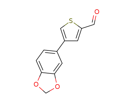 4-(3,4-methylene-dioxyphenyl)thiophene-2-carbaldehyde