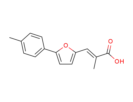 (E)-2-methyl-3-(5-(4-methylphenyl)furan-2-yl)acrylic acid