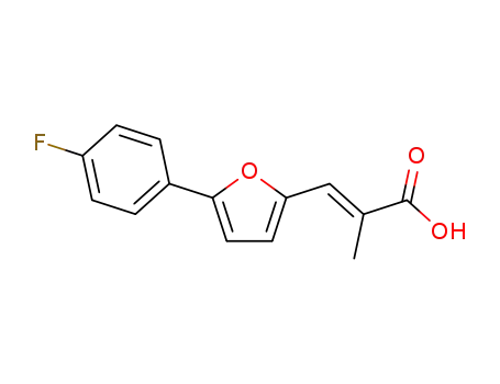(E)-2-methyl-3-(5-(4-fluorophenyl)furan-2-yl)acrylic acid