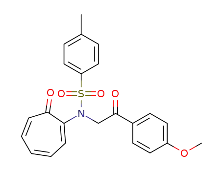 N-[2-(4-methoxyphenyl)-2-oxoethyl]-4-methyl-N-(7-oxocyclohepta-1,3,5-trienyl)benzenesulfonamide
