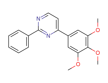 2-phenyl-4-(3,4,5-trimethoxyphenyl)pyrimidine
