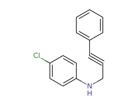 4-chloro-N-(3-phenylprop-2-yn-1-yl)aniline