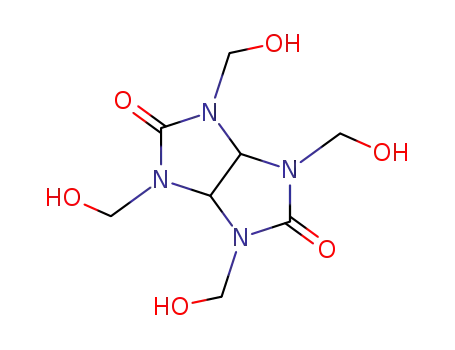 1,3,4,6-tetrakis(hydroxymethyl)tetrahydroimidazo[4,5-d]imidazole-2,5(1H,3H)-dione